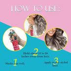 Jerome Russell Temp'ry Spray-on Silver Hair Color, 2.2oz x 3 pack