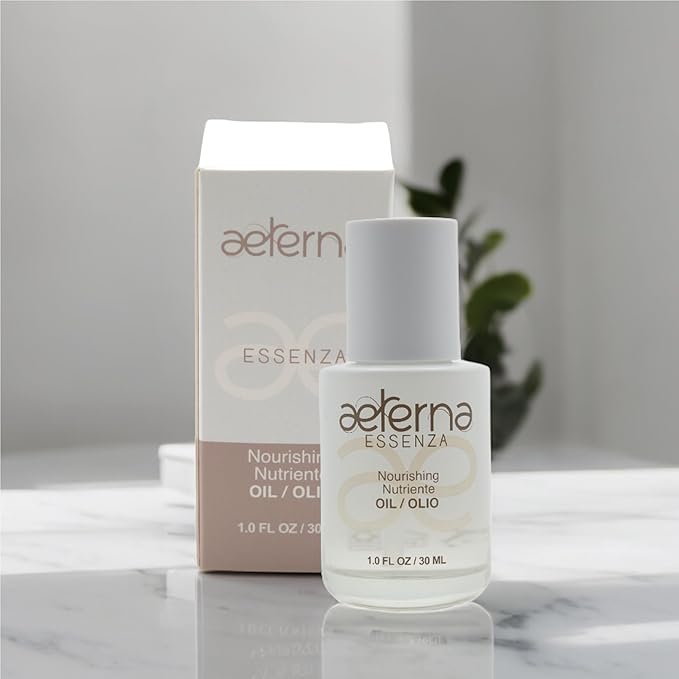 Aeterna ESSENZA - Nourishing Hair Oil with Linseed & UV Protection - Lightweight, Non-Greasy Formula - Sulfates, Parabens & Silicones Free | For All Hair Types - 30 ml
