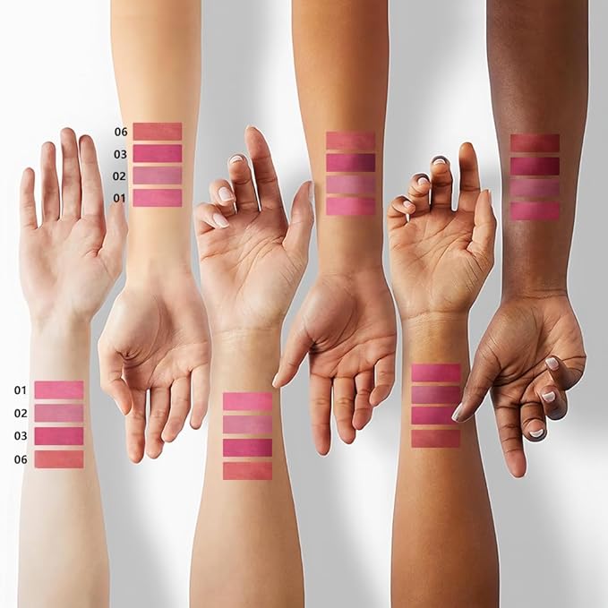 evpct Dusty Pink Lip Liner Crayon Pencils Set for Women, Pink Beige Matte Lip Stick Crayon Long Lasting, Lips Pencil Liner and Lipstick set, Lipliner Pencil, 24 Hours Lipstick Built-in Sharpener 01