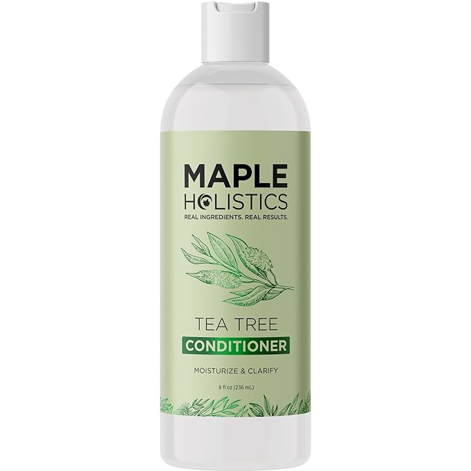 Tea Tree Conditioner for Dry Hair - Tea Tree Oil Conditioner for Oily Hair and Sulfate Free Conditioner for Dry Hair - Cleansing Conditioner and Tea Tree Dry Scalp Care with Tea Tree Oil for Hair