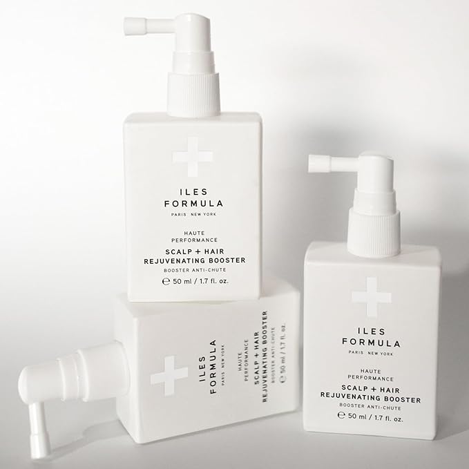 ILES FORMULA Scalp + Hair Rejuvenating Booster – Non-Greasy Hair Serum to Support Growth for Visibly Thicker, Stronger, Fuller Hair – Natural, Lightweight & Fast-Absorbing Scalp Serum with Procapil