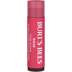 Burt's Bees Lip Tint Balm Stocking Stuffers Gifts, Long Lasting 2 in 1 Duo Tinted Balm Formula, Color Infused with Hydrating Shea Butter for a Natural Looking Buildable Finish, Petal Rose (2-Pack)