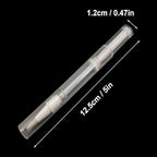 12 Pack 3 ml Transparent Twist Pens, Empty Nail Oil Pen with Brush Tip, Cosmetic Lip Gloss Container Applicators Eyelash Growth Liquid Tube (12x)