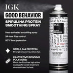 IGK Hair Treatment Set of 2 | Antisocial Mask + Good Behavior Spray | Overnight Bond-Building | Keratin Like Smoothing | Full Size Set