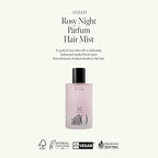 ANILLO Rosy Night Vegan Hair Perfume Long-Lasting Floral Musky Scented with Damask Rose Extract, Rosehip Oil, Peptide Complex for All Hair Type, Free of Silicone & Parabens (3.38 fl. Oz)