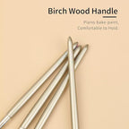 Natural Goat Hair Eye Shadow Brush Set, Pony Hair Eyeshadow Brushes Set, Small Nose Contour Brush, Angled Eyeshadow Brush, Eyeshadow Blending Brush, Eye Makeup Brushes Set Professional - E200