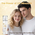 Minoxidil for Men and Women, Hair Growth Biotin Serum with Batana and Rosemary for Hair Beard Regrowth Treatments Extra Strength Hair Loss Solution, Clinically Proven to Regrow Thicker