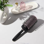 L'ANGE HAIR VolumePro Extra-Long Ceramic Ionic Round Brush, Black | For Blow Drying, Curling & Styling | Adds Volume, Reduces Frizz & Boosts Shine | Ideal for Extra-Long Hair (65mm)