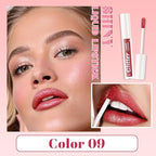 AMY'S DIARY Cherry Red Glitter Liquid Lipstick, Shimmer Metallic Lip Gloss, Long-Lasting Waterproof Lip Color, High Shine Sparkle Makeup,Lip makeup for woman (Sunset Bronze 9#)