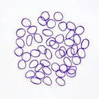 3200 Pcs Elastic Rubber Bands Small Hair Ties Hair Rubber Mini Hair Bands Hair Elastics Tiny Soft Holder Ponytails for Girls (Dark Purple)
