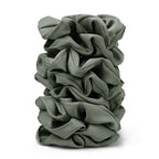 Satin Scrunchies for Women – 8PCS Green Silk Hair Ties – No Crease, Frizz-Free, Gentle Elastic Hair Bands for Thick & Thin Hair, Soft & Stylish Hair Accessories Gifts