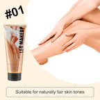 Boobeen Waterproof Leg Makeup Cream, No Transfer Body Concealer, 24-Hour Long-Lasting and Easy to Apply, Smooth & Light Effect for All Skin Tones