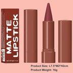 2-in-1 Gradient Dark Red Lip Liner & Lipstick, Waterproof Long Lasting Matte Lip Liner Pencil, Makeup Smudge proof lip liner with Cone Tip (02#-Smokey Rose)