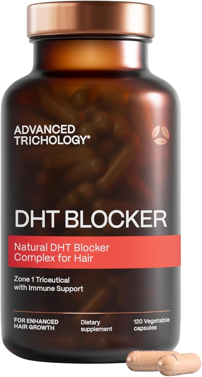 DHT Blocker - Hair Growth Supplement for Genetic Thinning for Men and Women | Approved* by American Hair Loss Association | Guaranteed, Backed by 20 Years of Experience in Hair Loss Treatment Clinics