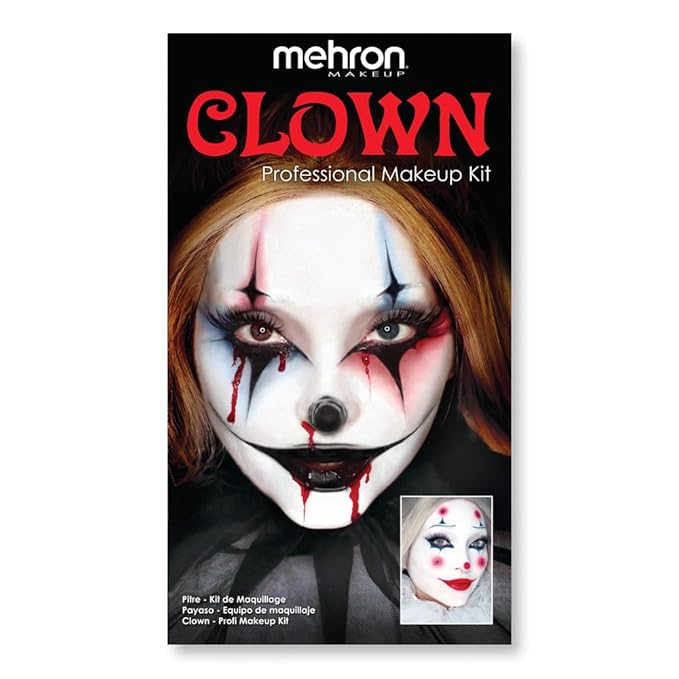Mehron Makeup Premium Character Kit (Clown)