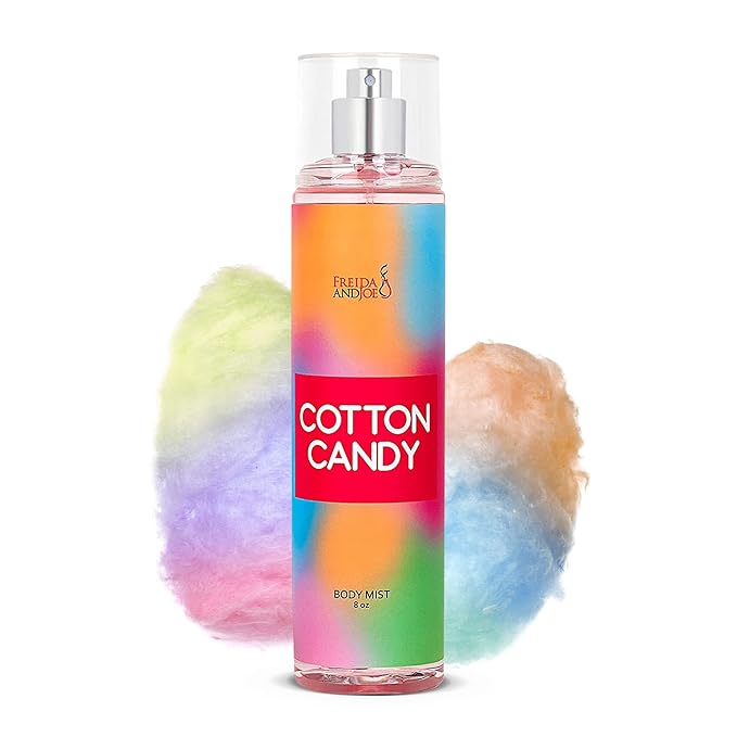 Cotton Candy Body Mist Spray 8 oz Fine Fragrance, Gift for Her Sweet and Playful Scent