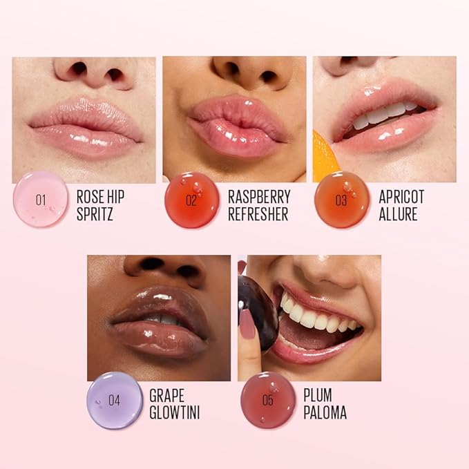 Kaja Lip Plumping - Juicy Glass 03 Apricot Allure | Hydrating, Feel Plumped and Lightweight with Vitamin Tree Fruit Oil, Vegan, Cruelty-Free, Clear Tint Stain Shine Gloss Plumper, Long Lasting