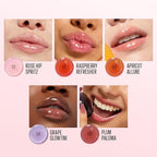 Kaja Lip Plumping - Juicy Glass 04 Grape Glowtini | Hydrating, Feel Plumped and Lightweight with Vitamin Tree Fruit Oil, Vegan, Cruelty-Free, Clear Tint Stain Shine Gloss Plumper, Long Lasting