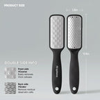2Steps Stainless Steel Callus Remover, Effective for Thick Callus and Cracked Feet Pedicure Rasp, Remove Hard Skin, Grater Foot File, Foot Scrubber, Professional Foot Care