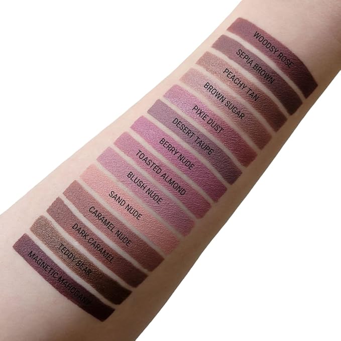 Aromi Matte Liquid Lipstick | Long-Lasting, Dusty Rose Lip Color for Women, Rosy Nude Shade, Vegan, Waterproof, Long Wear (Berry Nude)