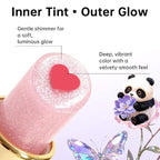 Tinted Lip Balm with Colorful Serum Core, CATKIN Cute 2-in-1 Lip Balm Gloss, Moisturizing with Jojoba Oil Hyaluronic acid, Citrus Tea Flavor, Trendy Lip Care 2pcs (02+03)