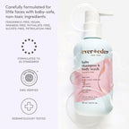 Evereden Baby Shampoo & Body Wash 2-in-1, 8.5 fl oz | Gentle, Non-Toxic, Fragrance-Free, Hydrating Formula for Sensitive Skin