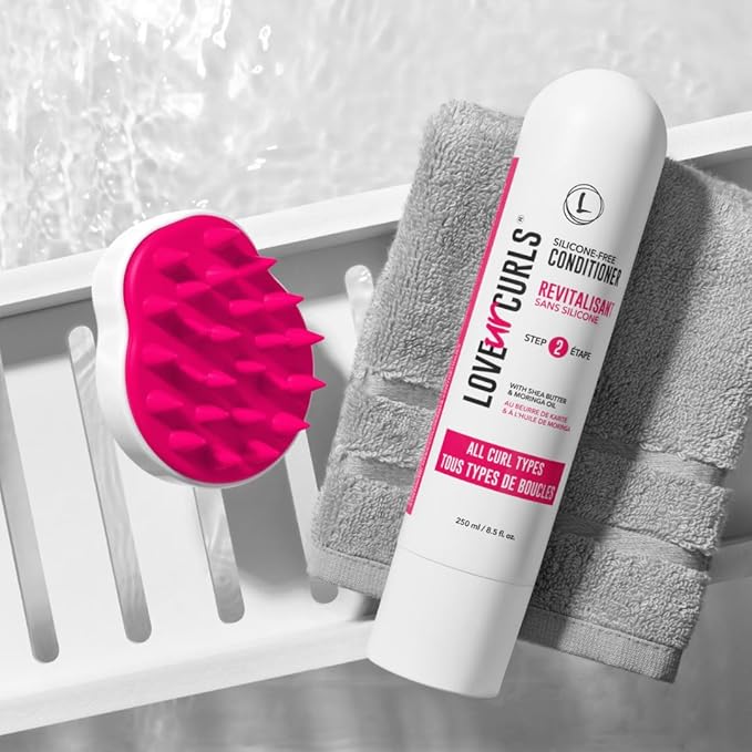 Love Ur Curls - Hydrating and Detangling Conditioner for Curly, Wavy, Kinky-Coily Hair 8.5oz (or 250ml) - Silicone Free for Moisturizing, Soft, Smooth Curls