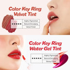 I'M MEME Color Key Ring Velvet Lip Tint - 03 Baked Brick | Long Lasting Lip Stain, Matte Finish, Smooth Texture, Kbeauty, Cute Korean Makeup, Compact, Portable Keychain, Travel-Friendly, Gift, 2.8g