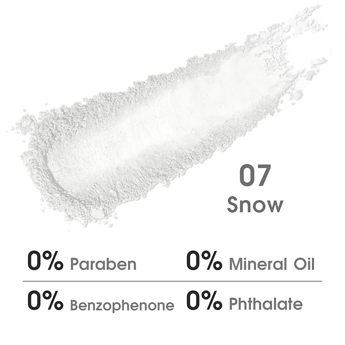 UCANBE White Single Eyeshadow Palette, Highly Pigmented Matte Eye Shadow Powder, Professional Long-Lasting Waterproof Makeup Palette