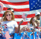 Go Ho Red White and Blue Body Glitter,Patriotic Pride Face Glitter Gel,4th of July Outfits for Women Reflective Glitters Makeup,Holographic Long Lasting Chunky Sequins,Fourth of July USA Accessories