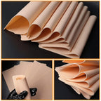20Pcs Tattoo Practice Skins - Yuelong Blank Fake Skin Double Sides Practice Skins for Tattooing Microblading Skin-Like Blank Skin Tattoo Supplies for Beginners Artists