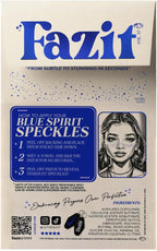 Fazit Makeup Patches - Blue Speckles - Glow Up Make-Up Patches - Cute Glitter Makeup Accessories for Women - Cosmetic Glitter for Face