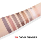 evpct Cocoa Shimmer Cream Eye Shadow Brightener Sticks Set for Eyes, Cocoa Shimmery Matte Pencil Eye shadow Applicator Stick Pen Palette Makeup Waterproof sombras en crema para ojos 21#