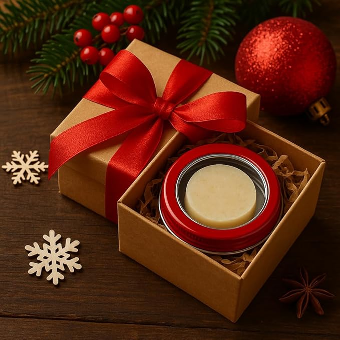 24 Pack 2 Ounce Screw Top Aluminum Tin Jar with Screw Clear Lid and Blank Labels, Refillable 60ml Metal Containers for Lip Balms, Candles, Salves, Spices, Crafts (Red)