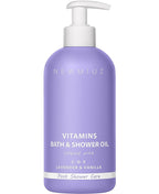 New Miuz Lavender Vitamin InShower Body Conditioner Soft Skin Natural Post Shower Care Moisturizer for Body Legs Nourishing Bath Oil Lavender Vanilla Self Care Spa Gift