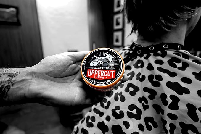 UPPERCUT DELUXE Texture Cream –Flexible, Reworkable Styling Cream for Men – Natural Matte Finish, Pliable Hold, Lightweight Hair Product – 3.5 oz / 100g
