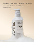 DR ZERO NEOLOGY Hair Growth Shampoo for Women, 13.5 oz/400ml, Volumizing Thickening & Anti Hair Loss Regrowth Treatment, Clinically Tested for Hair Thinning with Redensyl, Japanese Hair Care Products