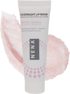 NENA Skincare Overnight Lip Mask - Lip Mask for Women - Deeply Hydrates with Natural Minerals, Nourishing Oils and Butters - Non-Sticky - 0.5 oz.