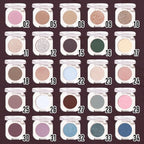 Plum Matte Single Eyeshadow, Lightweight Blendable Mini Eye Shadow for Older Women, Monochrome Eyeshadow Palette Makeup Pigmented Waterproof, Vegan & Cruelty-Free, 30