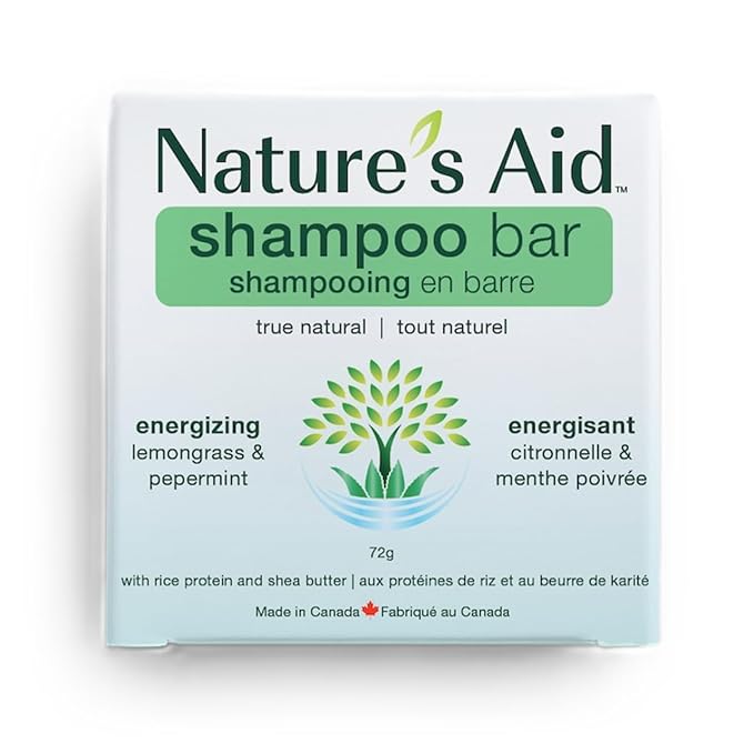 Natures Aid Volumizing Natural Rice Water Shampoo (Lemongrass Peppermint)