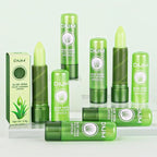BINGBRUSH Aloe Vera Color Changing Lipstick Queen,Long Lasting Lip Care Nutritious Plumper Lip Balm Moisturizer Magic PH Temperature Color Change Lip Gloss Makeup Set for Women