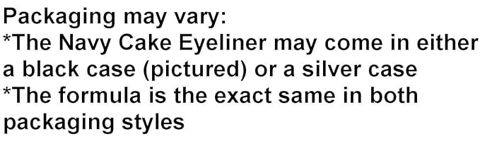 Matte Cool Dark Navy Blue Cake Eyeliner & Pressed Eyeshadow, Water Activated Powder; Gluten & Cruelty Free