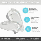 Hair Wax for Men, Premium Aqua Hair Styling Wax with Strong Hold & High Shine Finish, Water-Based, Easy Wash Out, 3.52 oz