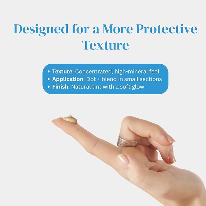 Mineral Face Sunscreen SPF 50, Tinted Aussie Zinc Oxide Sunblock with Hydrating Hyaluronic Acid, Reef Safe, Natural, Vegan, Australian Made, Great for Sensative Skin, Unscented, 100g 3.4oz