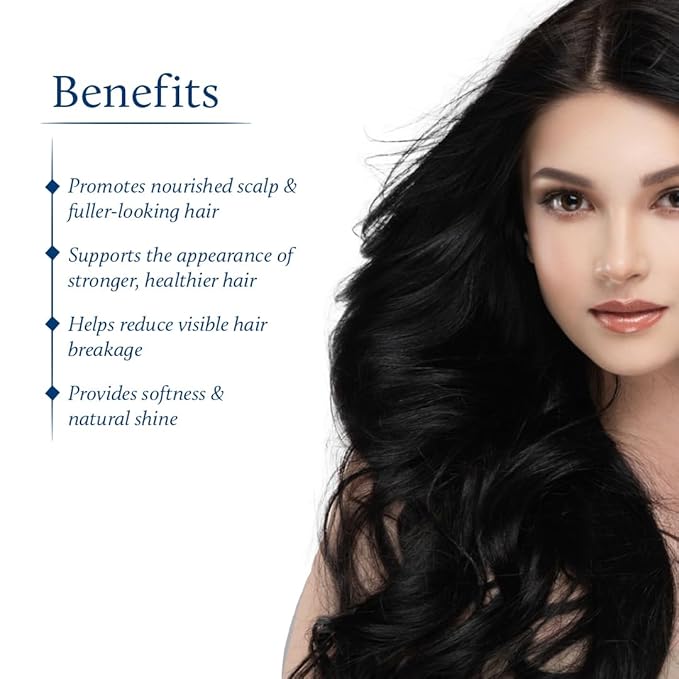 Blue Nectar Batana Oil Shampoo for Fuller & Stronger Hair | Suitable for Dry, Frizzy, Curly, and Wavy Hair | Redensyl Alternate | Organic Shampoo for Women & Men (6.76 Fl Oz, 17 Herbs)