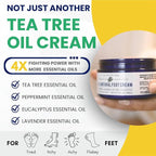 Yellow Bird Foot Cream – Hydrating Tea Tree Oil Foot Balm with Essential Oils. Natural Athletes Foot Treatment. Moisturizing Cracked Feet Repair & Callus Remover. Made In USA - 2 oz
