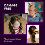 Beauty Town Hair Tie Rubber Bands - 1000pcs/500pcs Soft Stretchy Elastic Bands for Braids, Ponytails & Bun