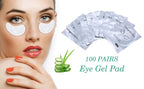 100 Pairs Set,Under Eye Pads,Comfy and Cool Under Eye Patches Gel Pad for Eyelash Extensions Eye Mask Beauty Tool