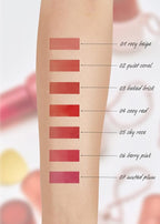 I'M MEME Color Key Ring Velvet Lip Tint - 01 Rosy Beige | Long Lasting Lip Stain, Matte Finish, Smooth Texture, Kbeauty, Cute Korean Makeup, Compact, Portable Keychain, Travel-Friendly, Gift, 2.8g