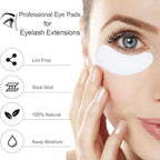 110 Pairs Under Eye Pads Gel Patch, Hydrogel Lash Patches Set for Eyelash Extension Supplies Tools